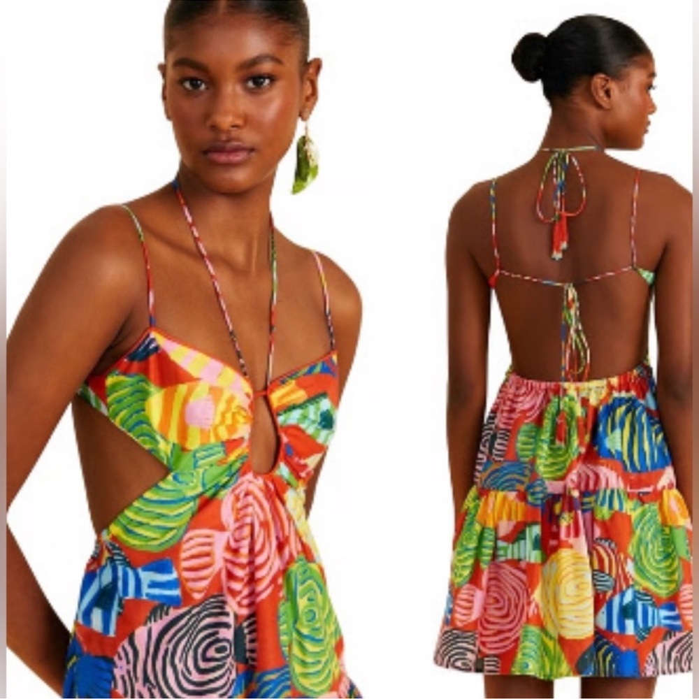 FARM Rio Multicolor Patterned Mini Dress - Picture 2 of 4